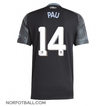 Billige Fotballdrakt Aston Villa Pau Torres #14 Replika Bortedrakt 2025-26 Kortermet